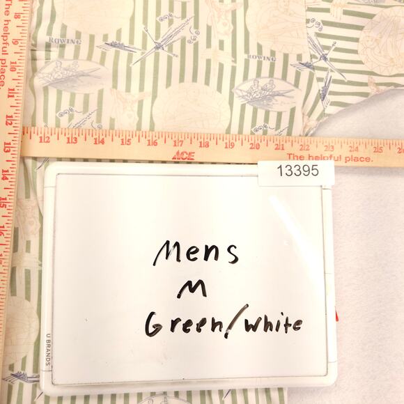 Sergio Tacchini Collared Short Sleeve Polo Shirt Mens Size Medium M Green White - Picture 8 of 10